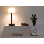 Лампа настольная oscar usb, 14,5х14,5х34 см, черная