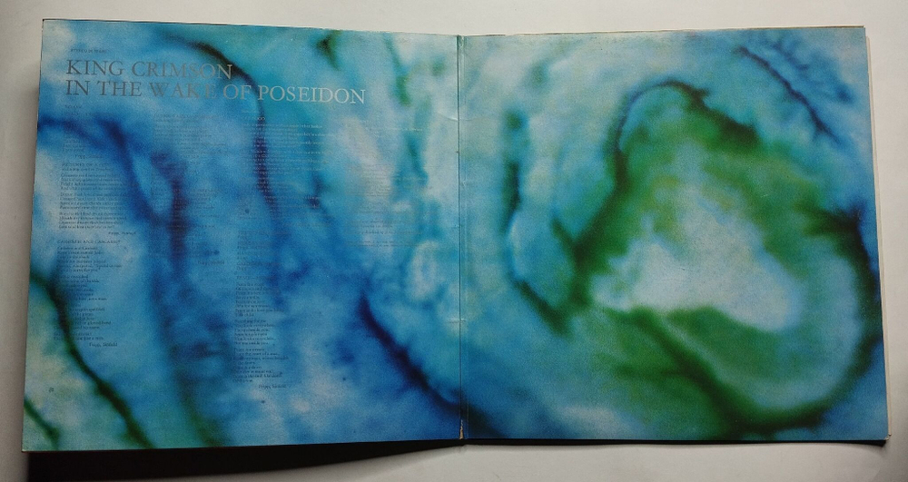 Винтажная виниловая пластинка LP King Crimson In The Wake Of Poseidon (Spain 1980)