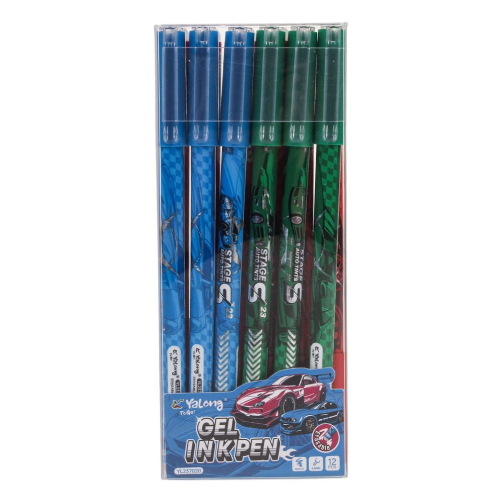 Ручка пиши-стирай "Машина" 0,5мм, синяя, 4 вида микс