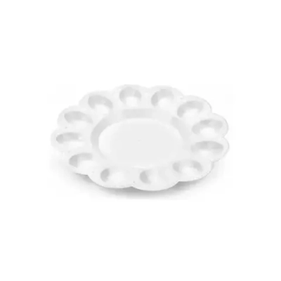 Тарелка для яиц снежно-белый