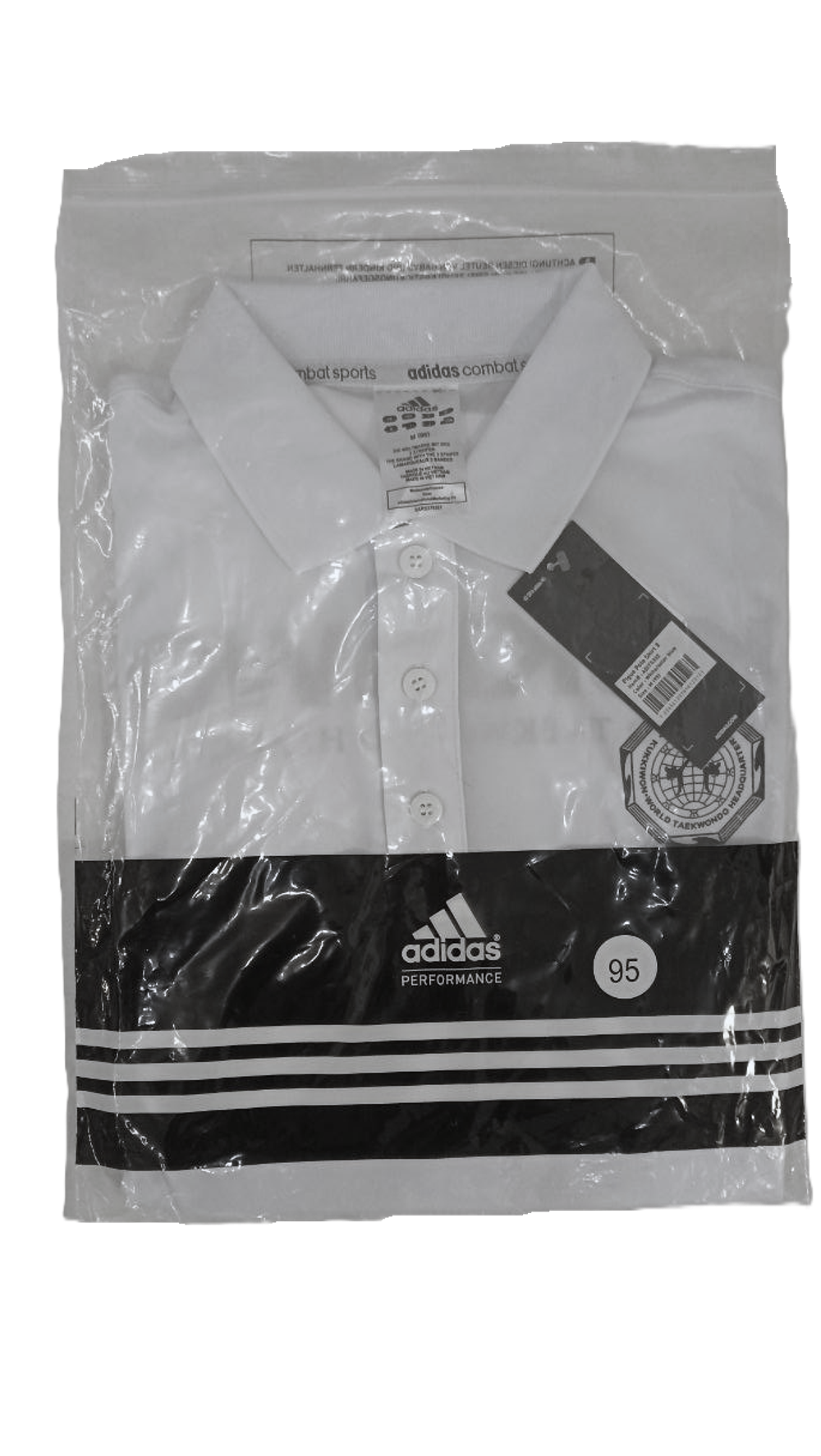 Футболка-поло Adidas Kukkiwon белая