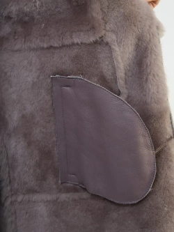 Дубленка натуральная зимняя с капюшоном