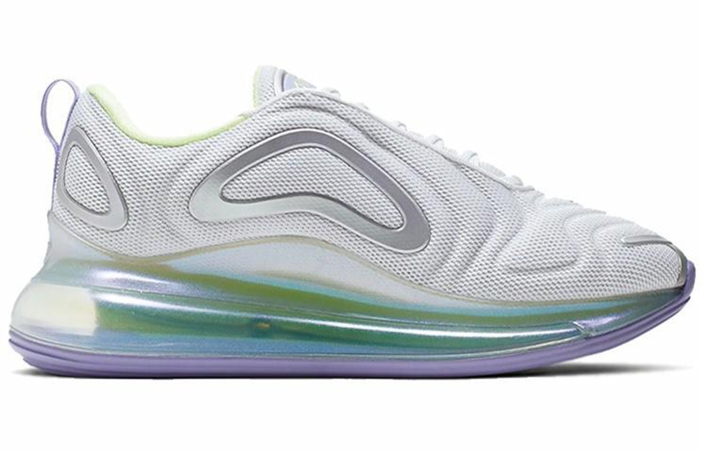 Кроссовки Nike Air Max 720 White Violet Silver (Женская размерная сетка)