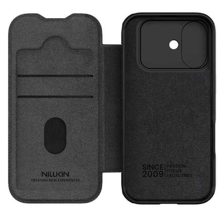 Кожаный чехол-книжка Nillkin Leather Qin Pro для iPhone 17