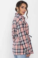 Рубашка хлопковая Джанет (персик/синий) Б14275-4М LT Collection