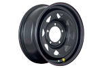 Диск усиленный УАЗ стальной черный 5x139,7 7xR16 d110 ET+25 (треугольник мелкий)