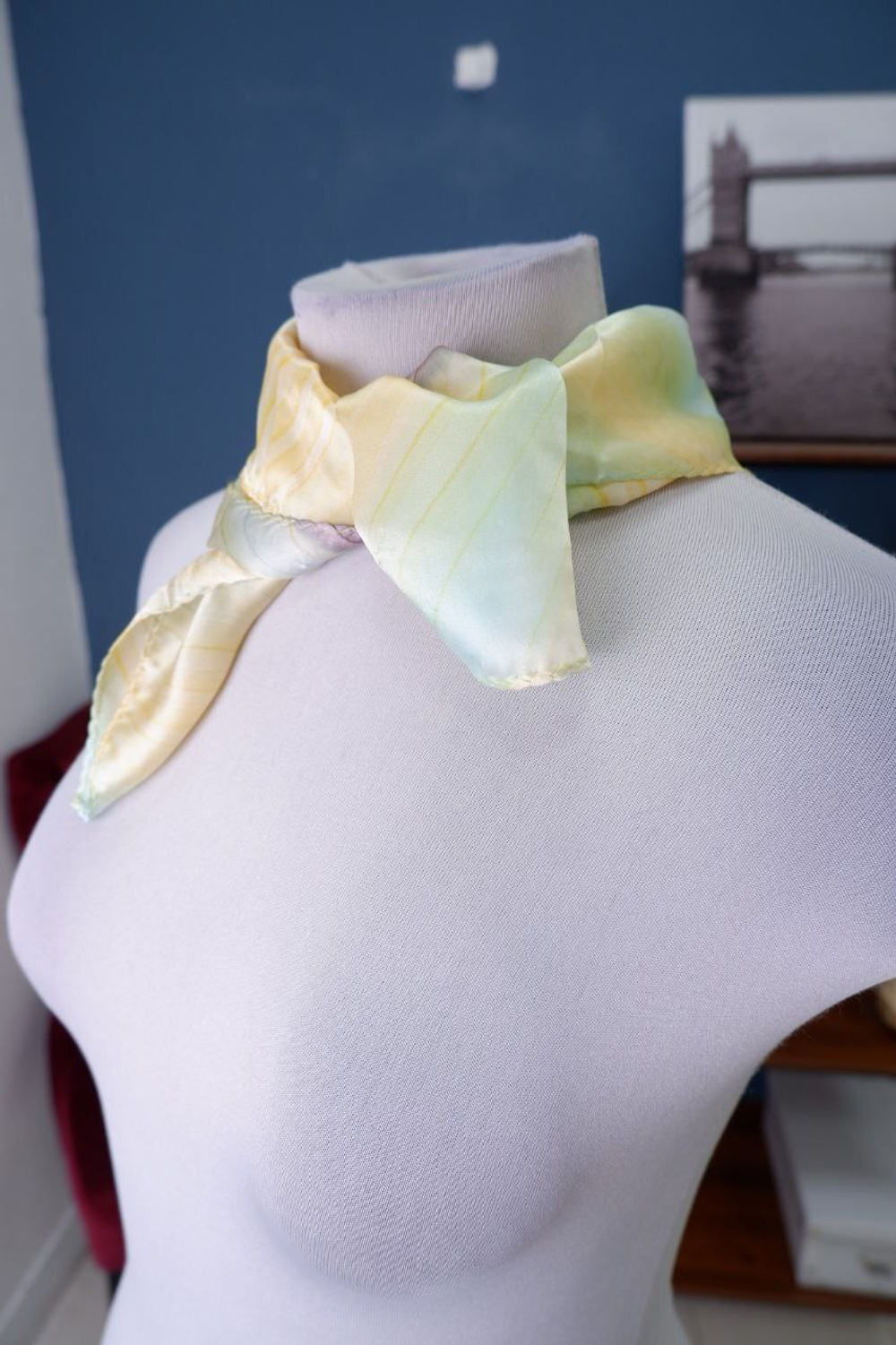 Косынка шелковая