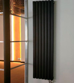 Радиатор WARMMET электрический настенный вертикальный Power 60 VE ЧЕРНЫЙ RAL9005