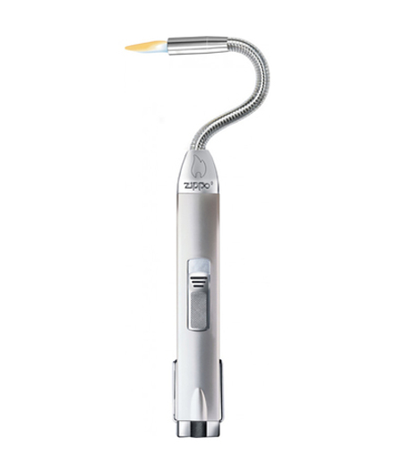 Зажигалка газовая Zippo Flex Neck, сталь, серебристая, 25x12x289 мм