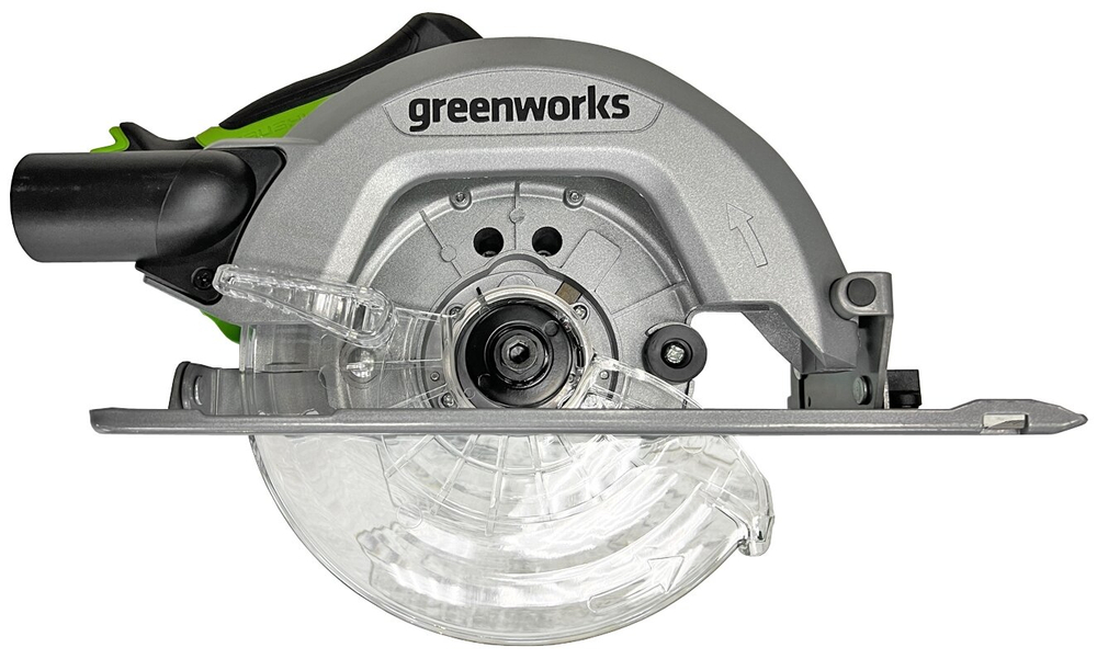 Циркулярная пила аккумуляторная GREENWORKS GD24CS 24V, бесщеточная, без АКБ и ЗУ (1500907)