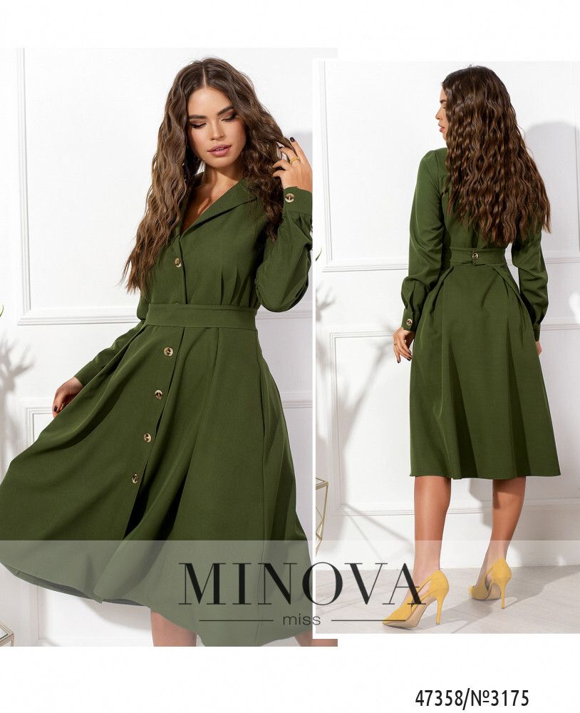 Платье 3175-хаки Minova