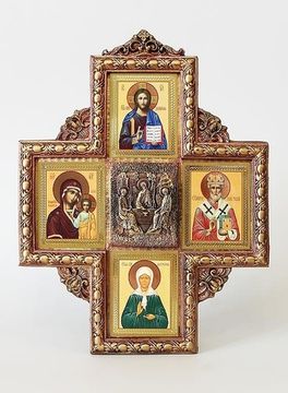 Крест из икон