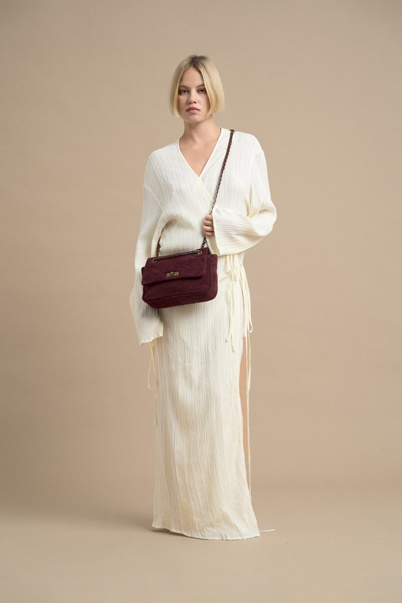 KELLY S марсала из замши