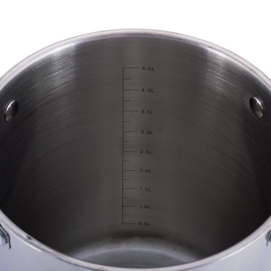 Кастрюля высокая 5 л. с сеткой для спаржи Kamille KM 5851