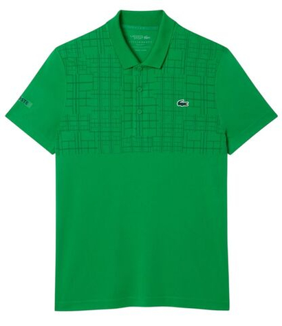 Теннисное поло Lacoste Tennis x Novak Djokovic - pine green