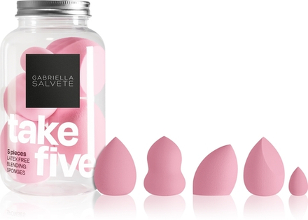 Gabriella Salvete Tools Take Five - Набор аппликаторов для лица оттенок Pink, 5 szt.