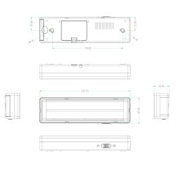 Аварийный светильник светодиодный ЭРА DBA-104-0-20 непостоянный 44LED 6ч IP20 | Светильники аварийные