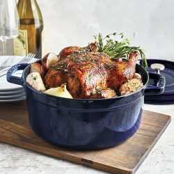 STAUB Чугунная кастрюля Cocotte 24 см 3,8 л графит