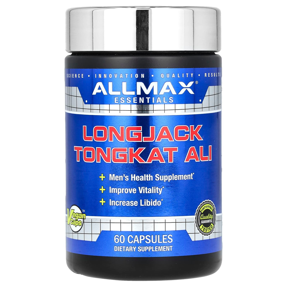 ALLMAX, Essentials, эврикома длиннолистая, 325 мг, 60 растительных капсул