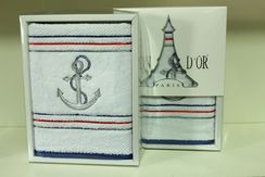 MARINE  МАРИНЕ полотенце махровое в коробке Maison Dor Турция