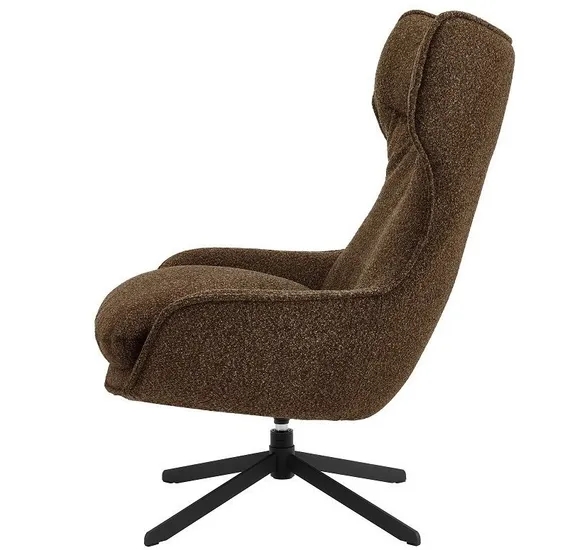 Крутящееся кресло Gamma, коричневое букле
