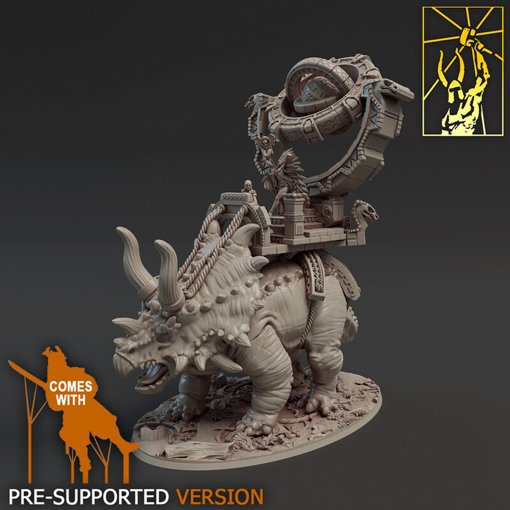 Grand Alliance Order Seraphon Engine Of The Gods миниатюра для dnd, днд, pathfinder, фентези, Настольная игра, НРИ, Варгейм, РПГ
