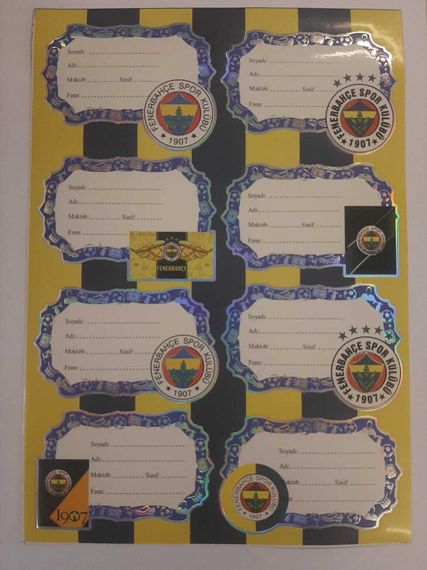 Məktəb etiketi AVD-2418-170 ( Fenerbahçe )