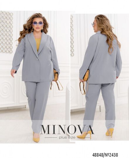Костюм 2438-серый Minova Фото 1