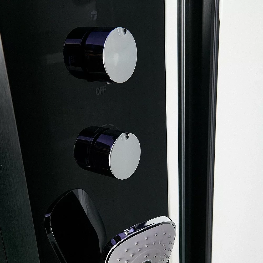 Душевая кабина Orans Diamond 89105RBLH 120х90 профиль черный