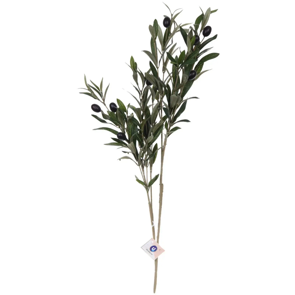 Цветок искусственный «Natur» 70см Оливковая ветвь