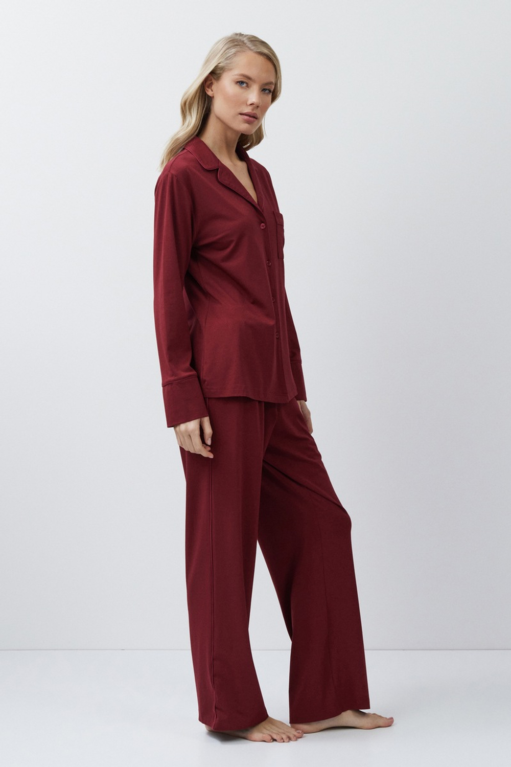 CADANCE BURGUNDY Пижама женская со штанами