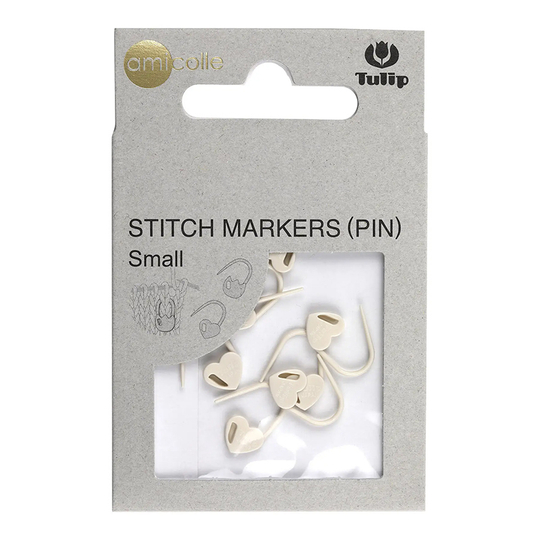 Маркеры для вязания "Amicolle" Small сердце, белый, Tulip
