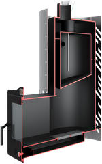 Банная печь ЛЮБАВА ВТ с выносной топкой