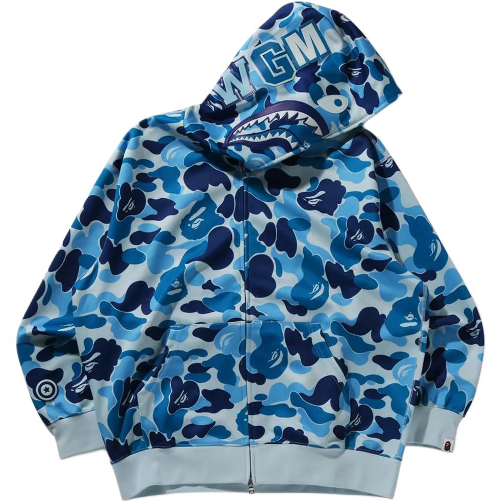 A Bathing Ape Abc Camo Rayon Relaxed Fit Shark Full Zip Худи