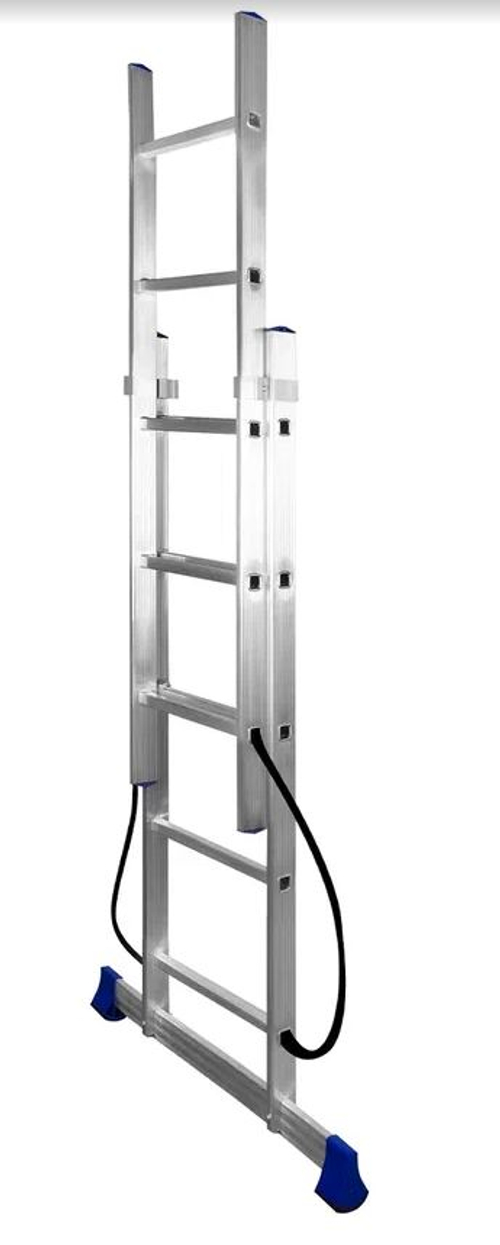 Лестница алюмин.  2секц*  5ступеней (1,46м-2,05м) / Smarty
