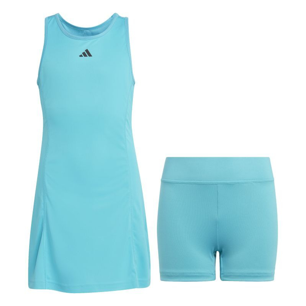 Платье для девочки теннисное Adidas Club Tennis Dress - lucid cyan