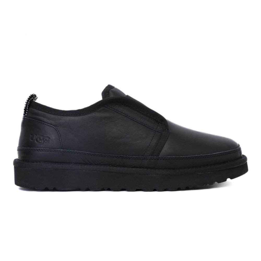 Ugg Mens Slippers Flex Leather Black