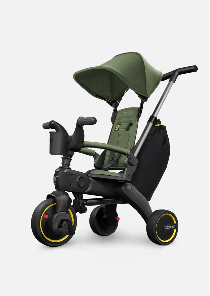 Doona Складной трехколесный велосипед Liki Trike S3, Desert Green