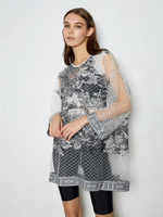 Oversize футболка с вышивкой