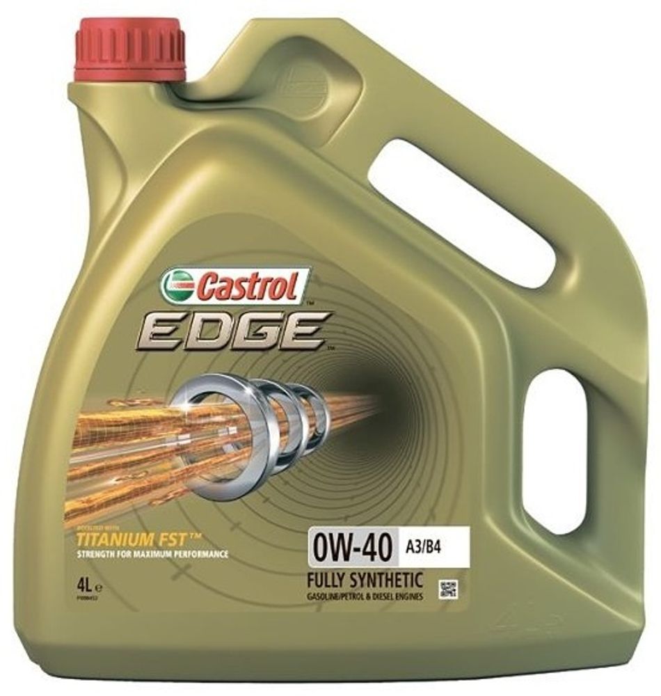 Моторное масло синтетическое Castrol EDGE 0W-40 4 л