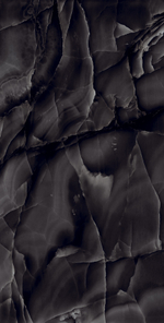Керамогранит, Arcadia Ceramica, ONYX BLACK, 1200x600 мм, суперглянцевая