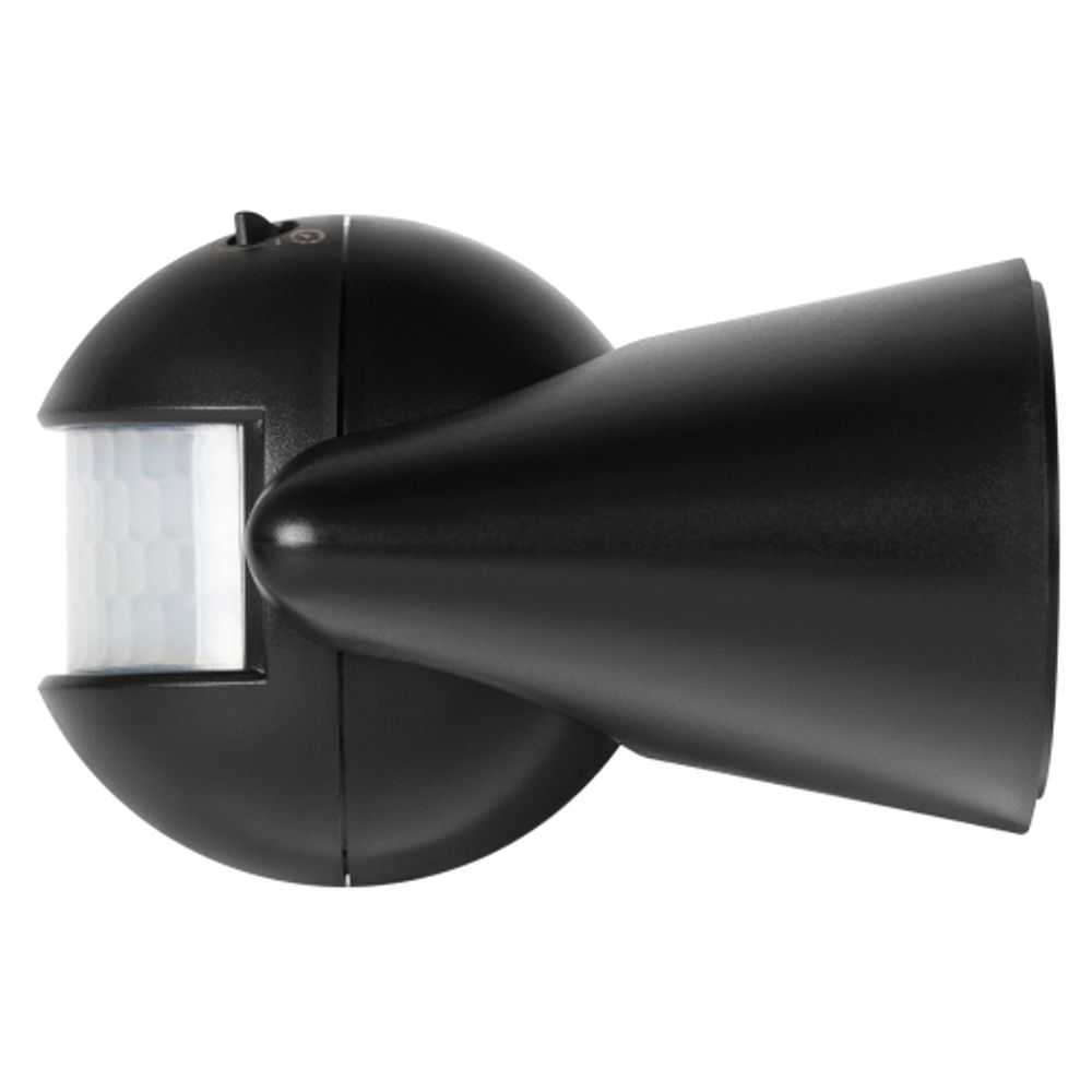 Датчик движения ЭРА MD 03 настенный инфракрасный 1200 Вт угол 180° IP44 черный | Датчики движения