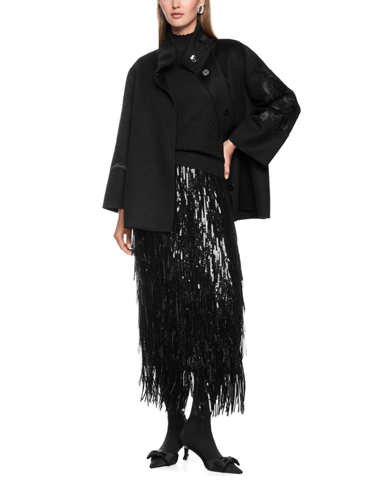 Юбка с пайетками