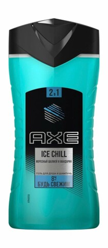 AXE Гель для душа-шампунь мужской 2в1 Ice Chill, 250 мл (76940)