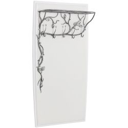 Вешалка настенная Терра (без зеркала) Айс Античное Серебро