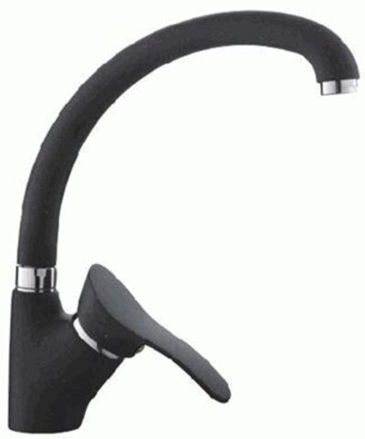 смеситель кухня LEDEME картридж д.40мм цвет черный матовый  L4101F