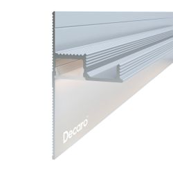 Теневой профиль универсальный под покраску, 2000x55x27 мм