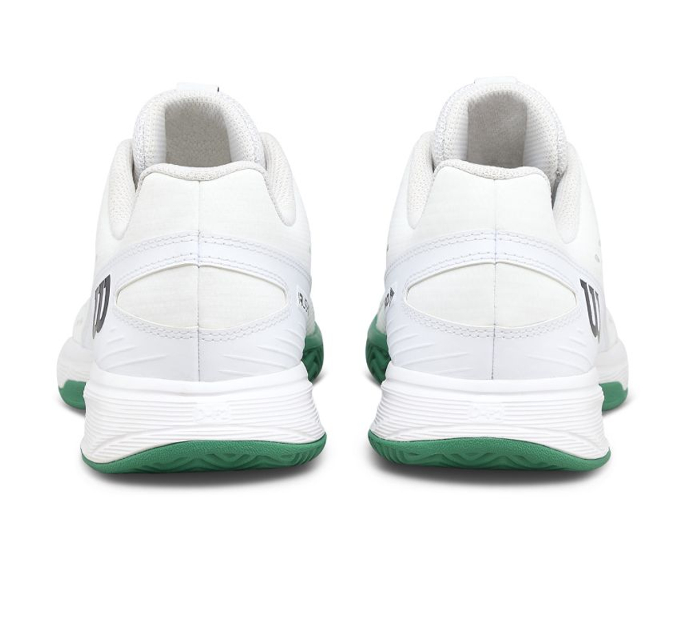 Детские теннисные кроссовки Wilson Rush Pro Jr - white/white/bosphorus