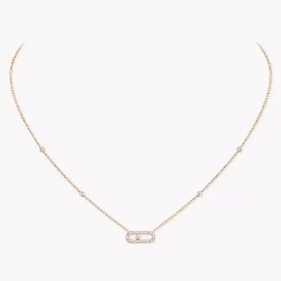 Колье Messika Move Uno Pavé с бриллиантами