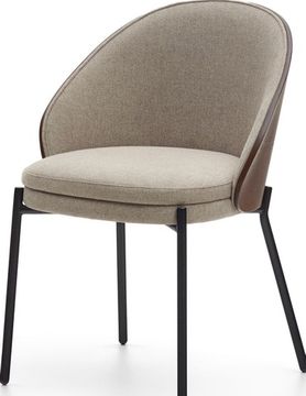 Стул Eamy светло-коричневый из шпона ясеня с отделкой венге La Forma Испания